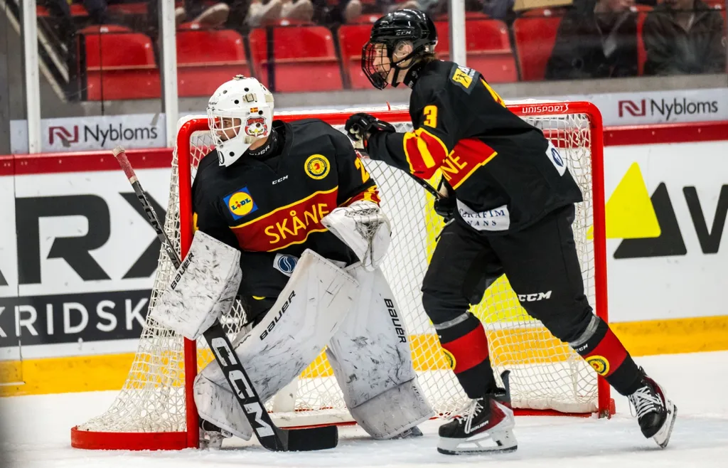 Jovan Perisic under finalen i TV-pucken mellan Småland och Skåne den 2 november 2025 i Kalmar