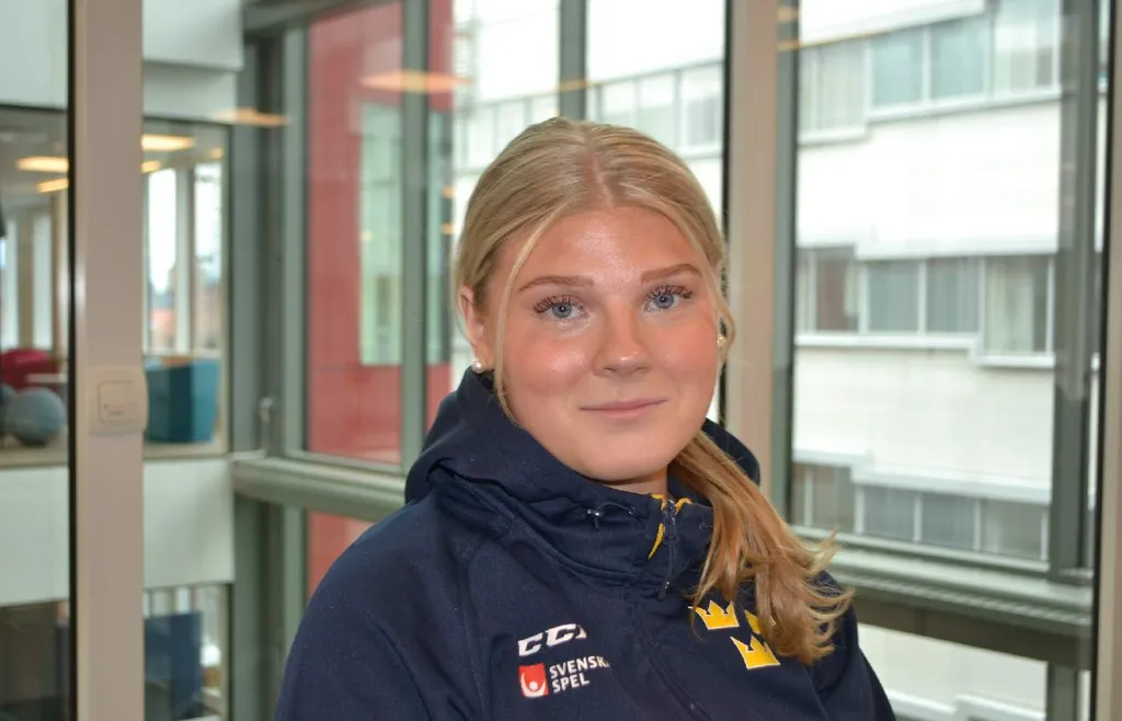 Lova Blom, en av de ledande spelarna i LHC