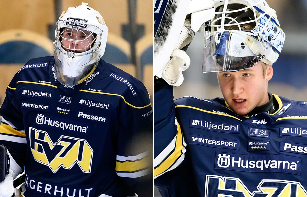 Filip Karlsson och Olof Glifford fick bilda målvaktspar i SHL