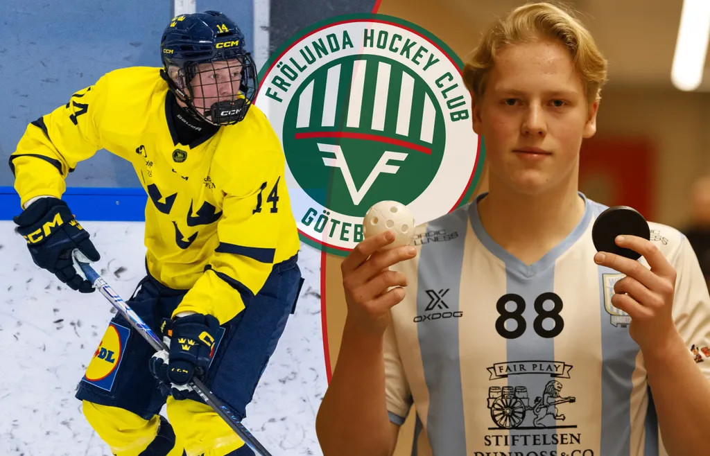 Olle Zettestedt. Frölunda. Ishockey. Innebandy.