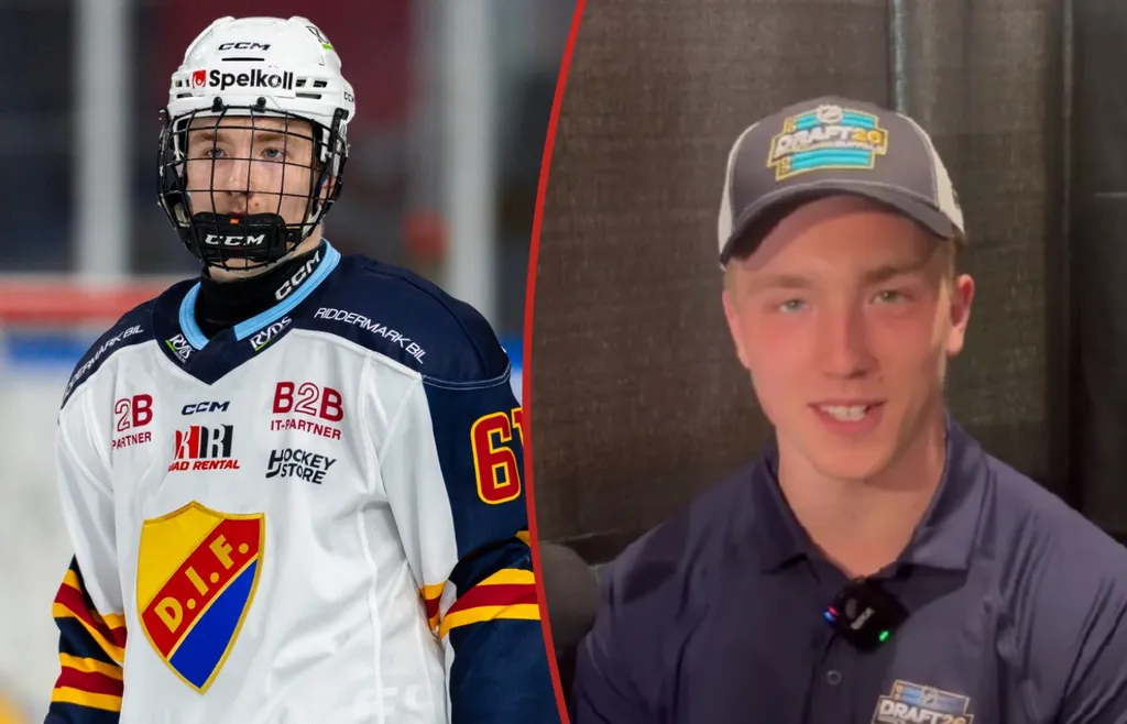 Viggo Bjöck gör sig redo inför NHL-draften.