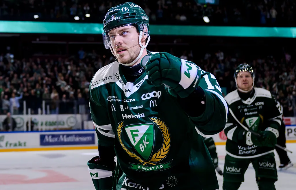 Joel Kellman var också en ledande spelare för Färjestad i dagens match