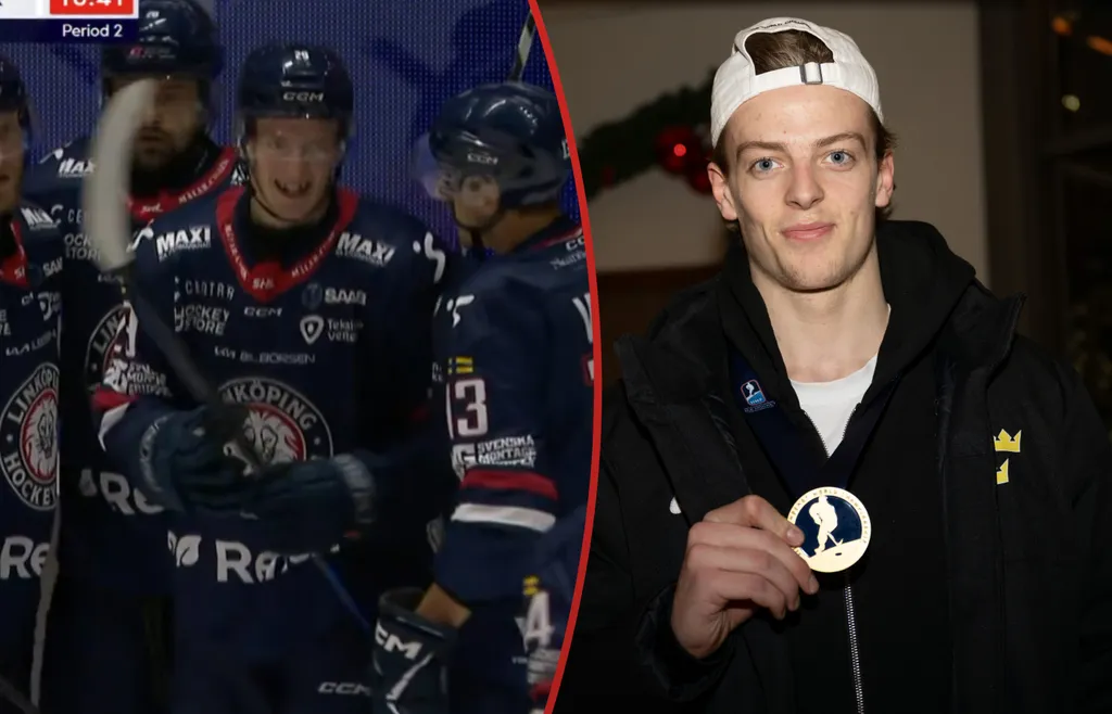 Loke Krantz imponerar för Linköping under försäsongen. 