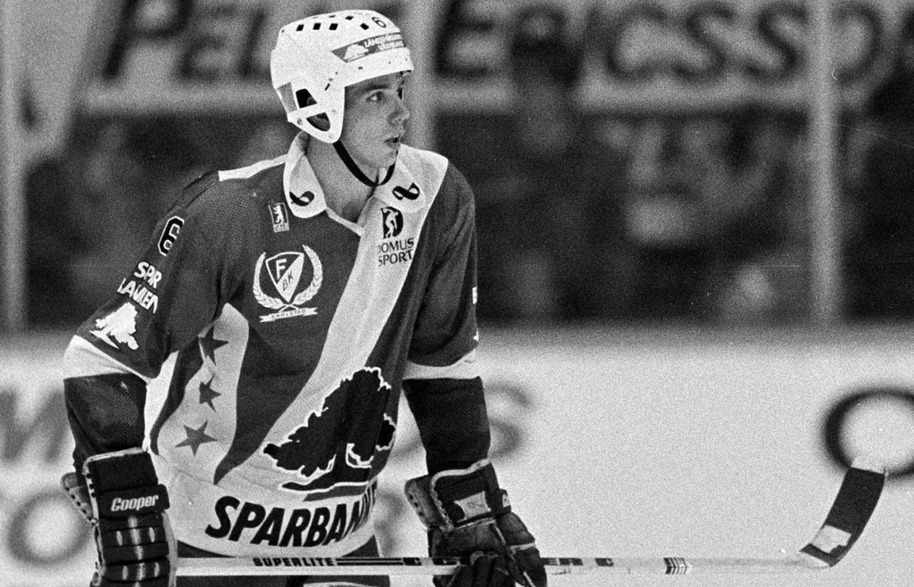 Mats Lusth i Färjestad 1984