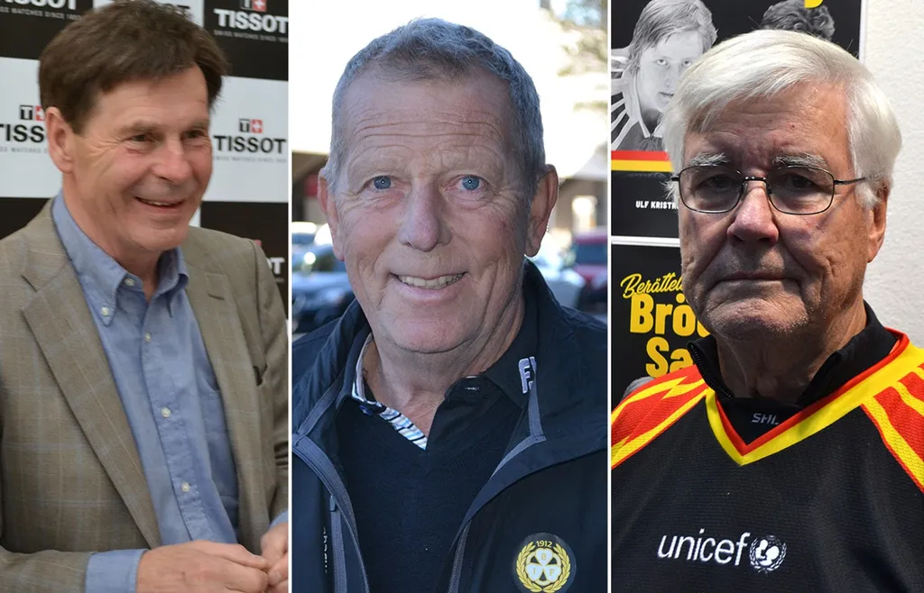 Tord Lundström, William Löfqvist och Stig Salming