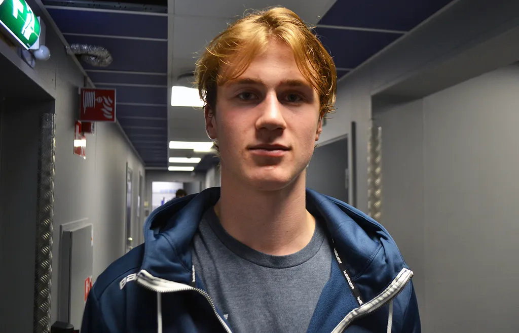 Efter kontraktet hoppas Luc Koblar kunna slå sig in i NHL direkt.