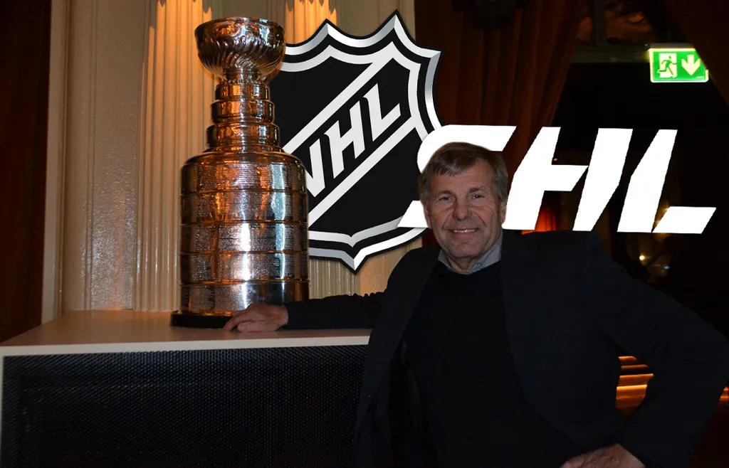Mats Näslund med Stanley Cup-pokalen