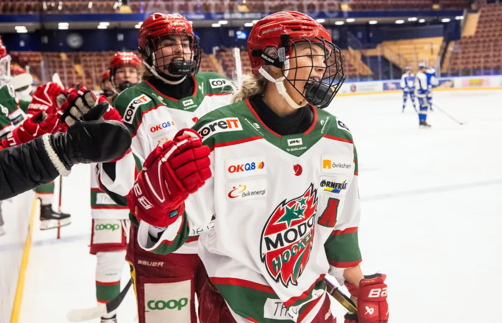 Wilma Sundin är en landslagsforward i MoDo