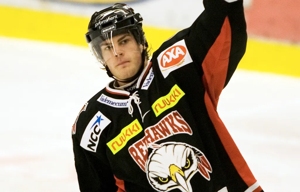 En ung Patrik Hersley i Malmö Redhawks