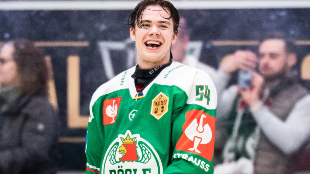 William Wallinder skriver nytt kontrakt med Detroit.
Foto: Bildbyrån