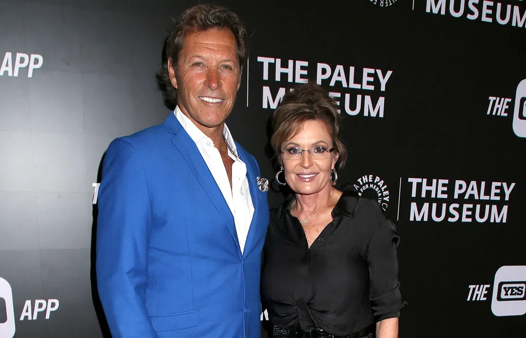 Ron Duguay tillsammans med partnern Sarah Palin.