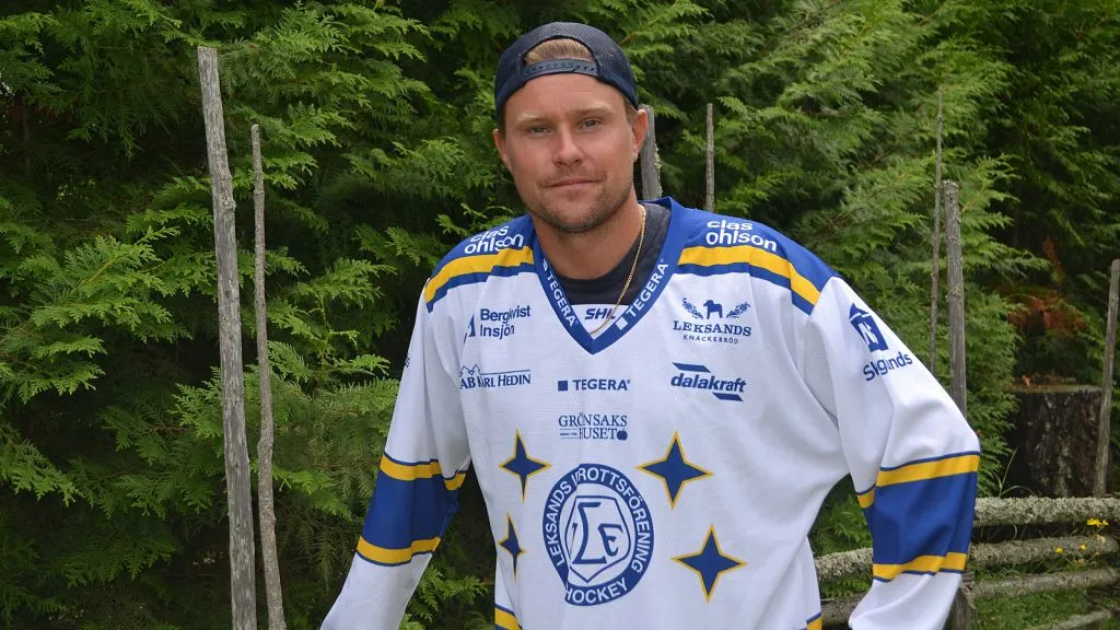 Jonas Ahnelöv i Leksands-dressen