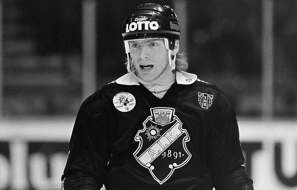 Hårdföre backen Mats Thelin är en av AIK:s bästa någonsin. FOTO: Bildbyrån