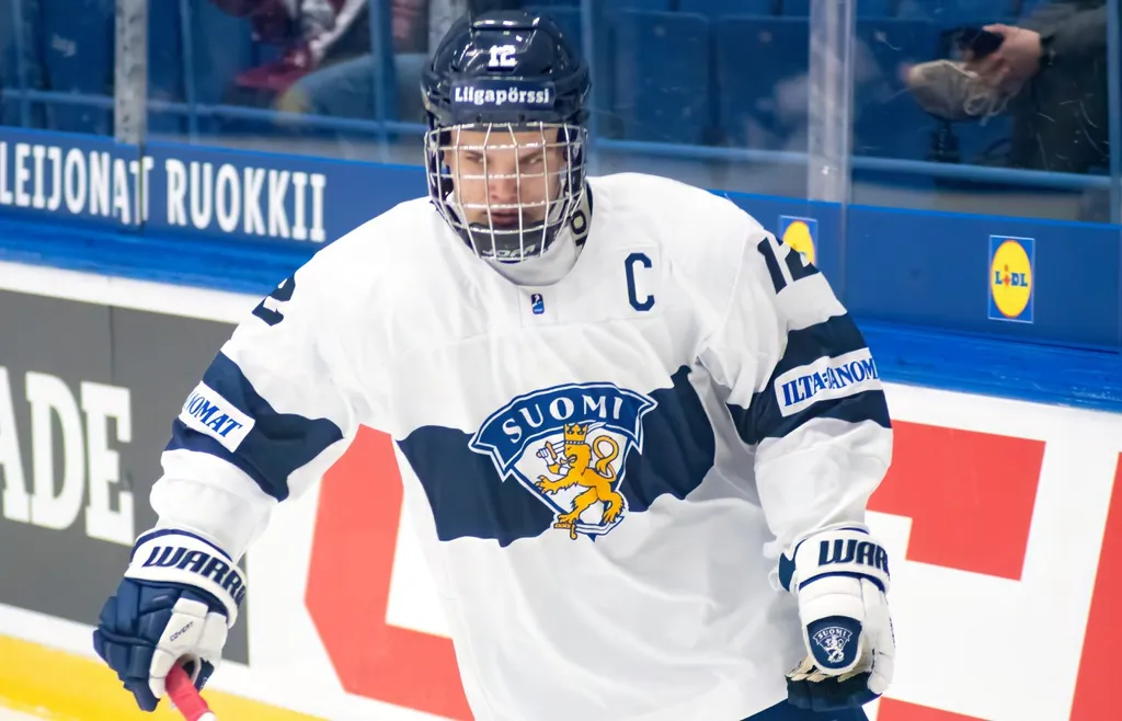 Aron Kiviharju kan vara en spelare som gör skillnad för Finland på JVM. Foto Steven Ellis/Daily Faceoff