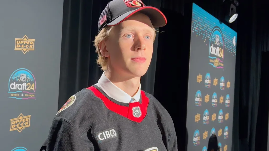 Gabriel Eliasson draftades i andra rundan av Ottawa i fjol