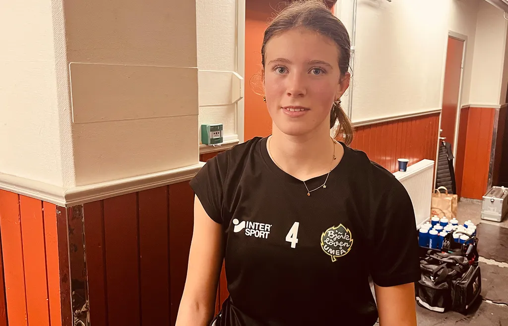 Tilia Lindgren under TV-puckens slutspel 2024