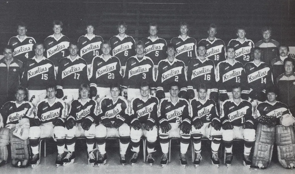 Almtunas lag som gick upp till Division 1 igen 1987