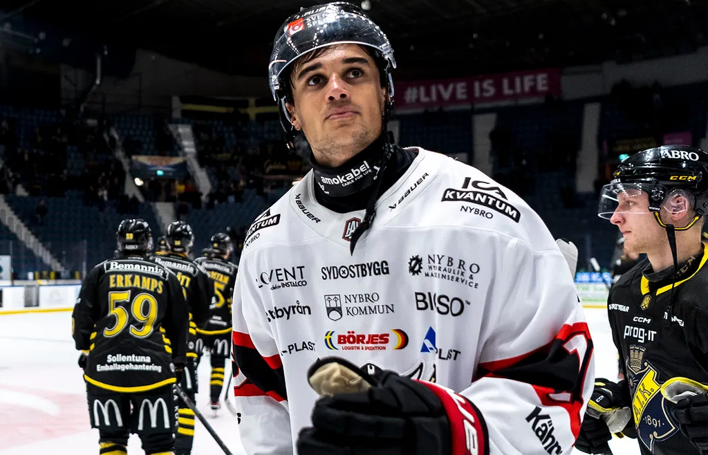 Trots uppgifter om ett stort intresse blev det aldrig någon flytt till SHL för Gabrielson.