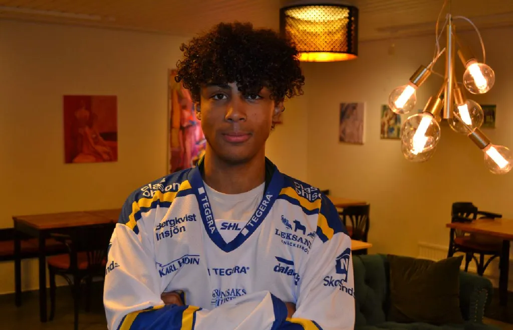 Noah Wolf i Leksandströjan