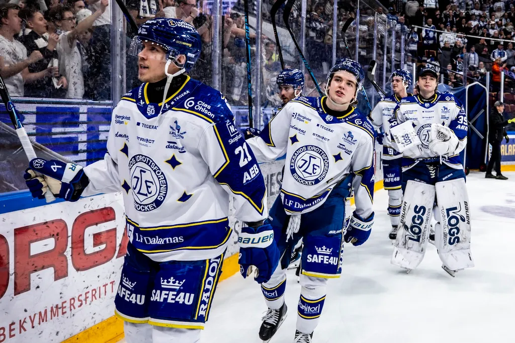 Leksand firar segern mot HV71