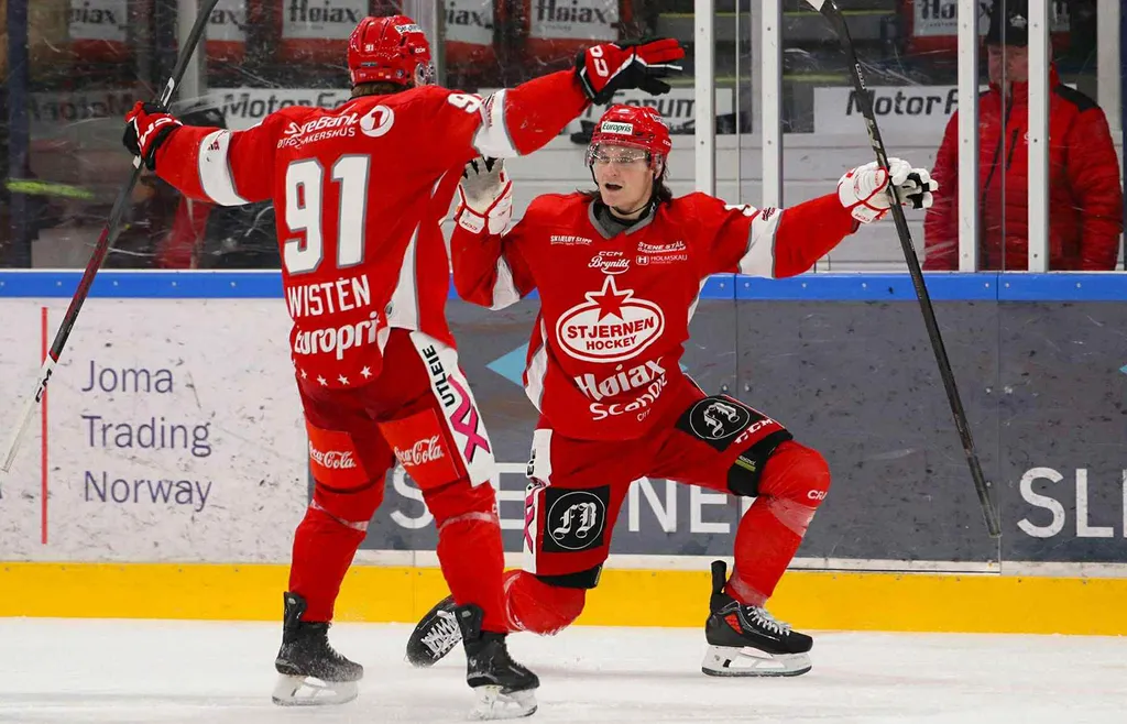 Anton Karlsson, här i Stjernen Hockey förra säsongen
