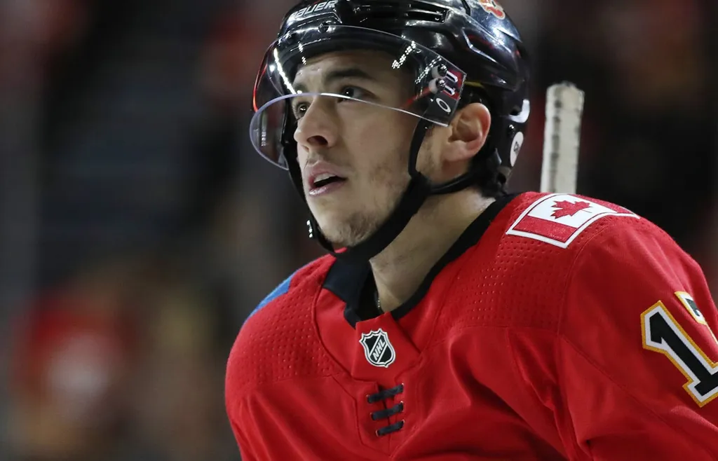 Johnny Gaudreau i Calgary Flames 2018.