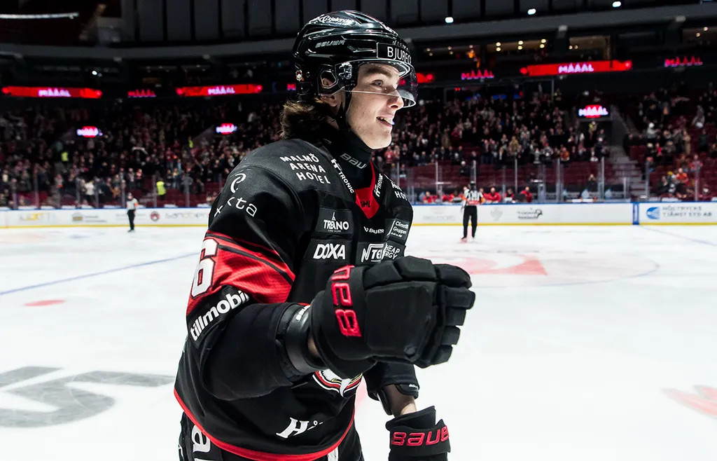 Dominik Badinka är en av juniorerna som får spela mest i SHL