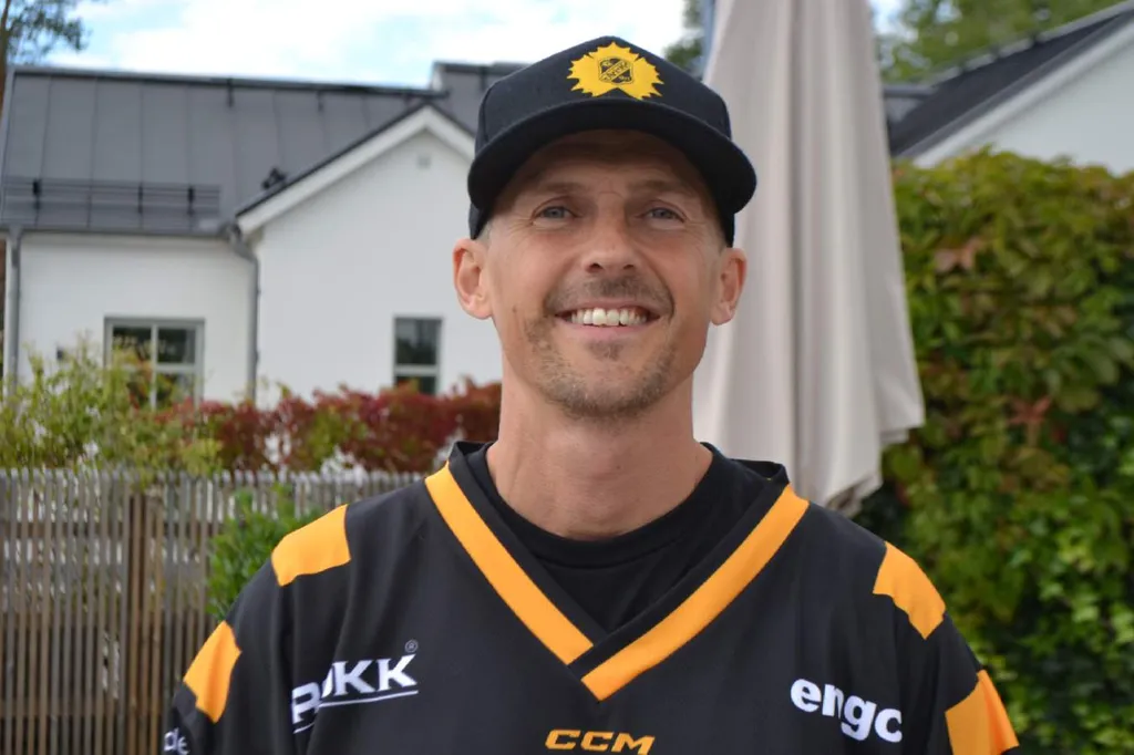 David Lindgren, en stor Skellefteå-supporter. Ett lag som vann SM-guld för ett år sedan