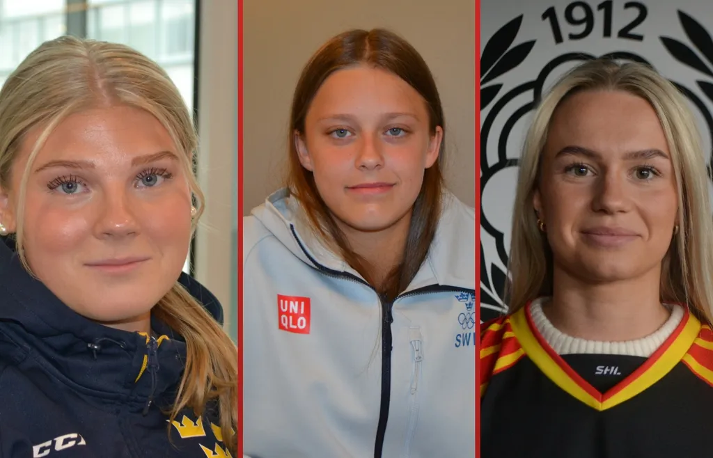 Lova Blom, Lovisa Engström och Wilma Sundin är tre nyförvärv till Brynäs kommande säsong