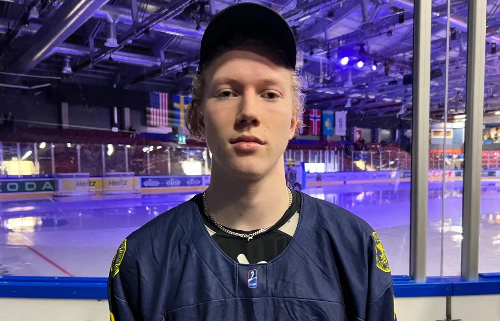 Adam Hesselvall under U18-VM 2024