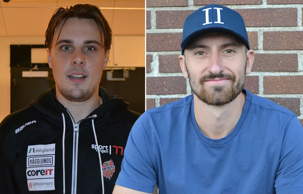 Olle Eriksson Ek och Albin Lundin, två av Björklövens starka nyförvärv