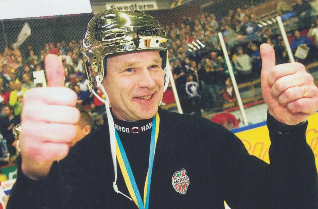 Harald Lückner var tränare för MoDo vid guldet 2007.