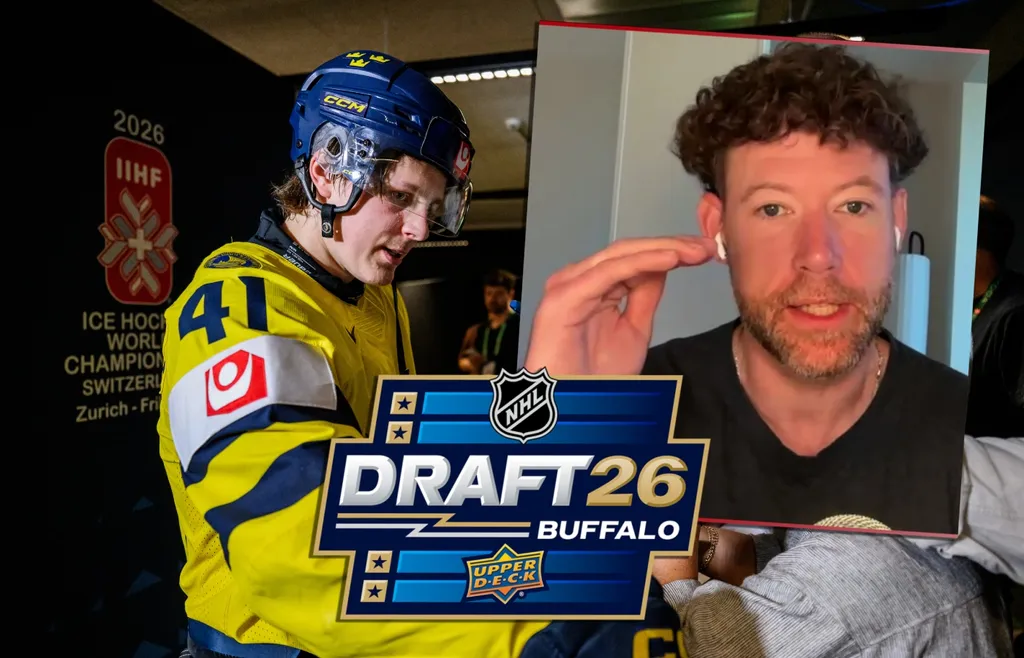 Ivar Stenberg är en potentiell draftetta men tippas utanför topp tre i många mock drafts.
Foto: Jesper Zerman / Bildbyrån & Hockeysverige.se