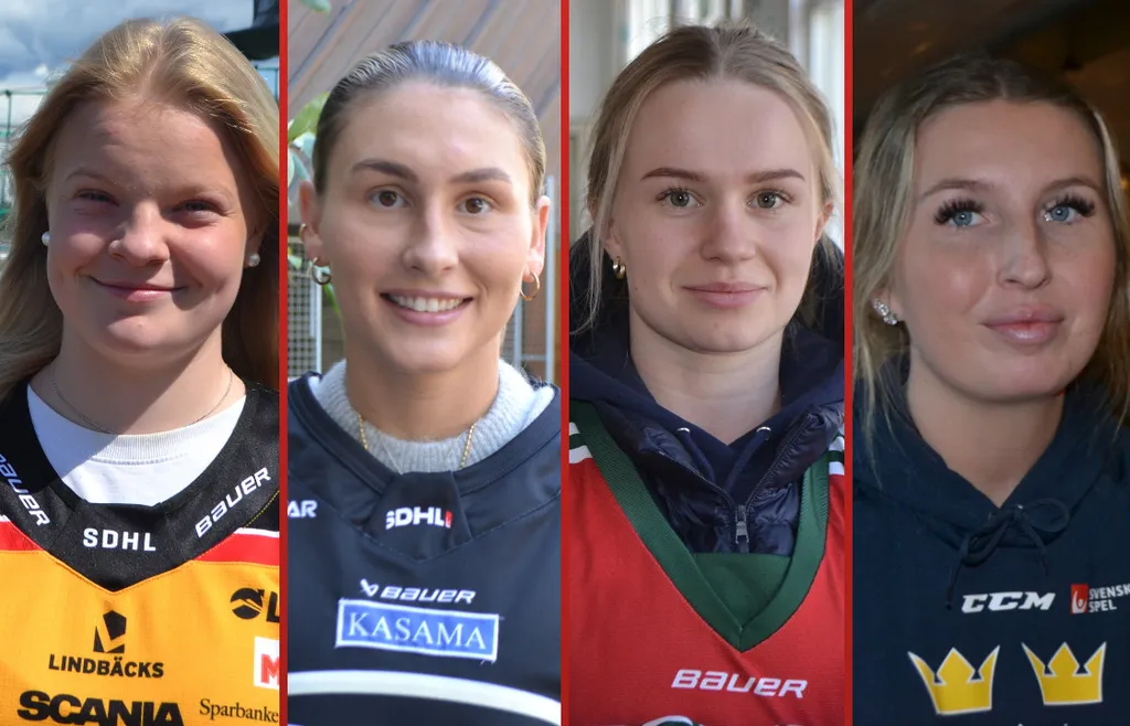 Astrid Lindeberg, Cassidy Sauvé, Wilma Sundin och Celine Tedenby