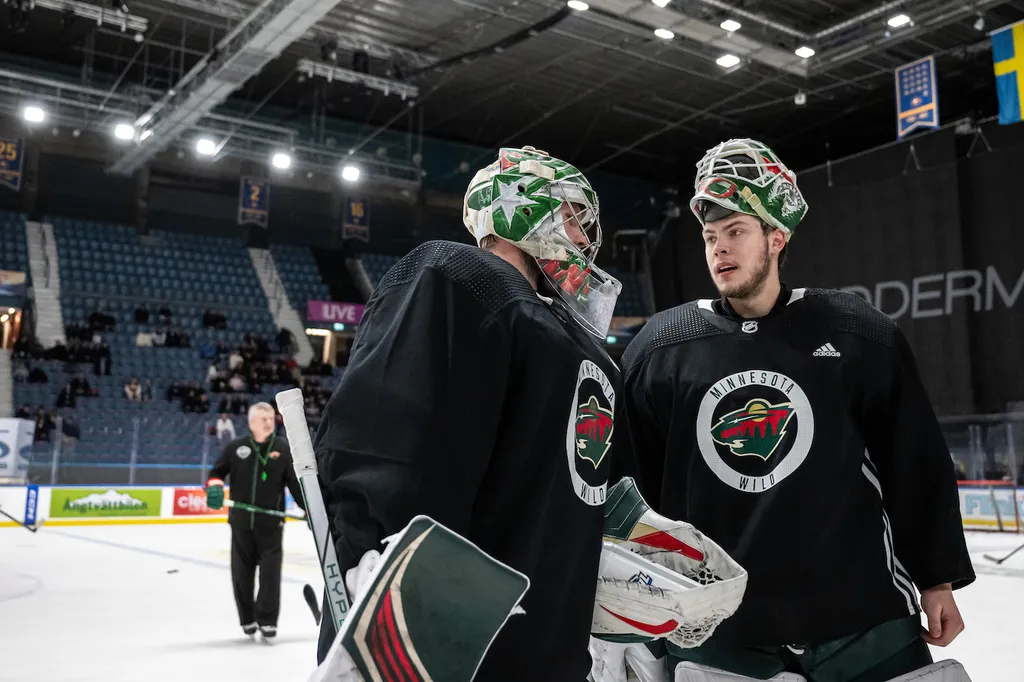 Filip Gustavsson och Jesper Wallstedt