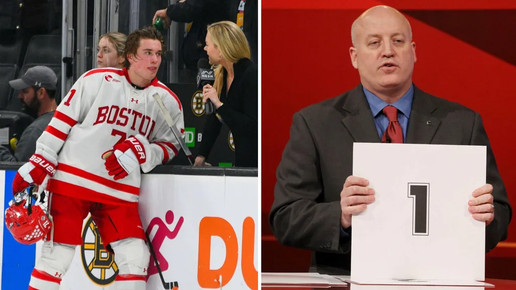 Macklin Celebrini valde NCAA och blev tingad etta i draften.