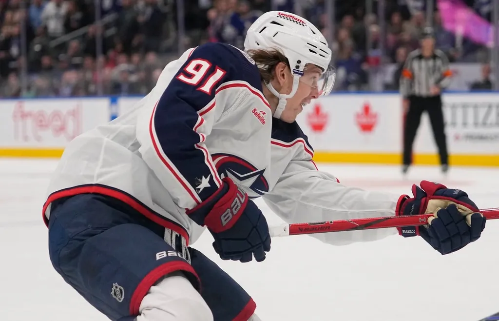 Kan Kent Johnson studsa tillbaka efter ett tungt fjolår med Columbus Blue Jackets?