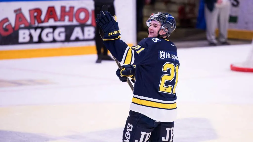 Gustav Salmi-Lilja gjorde seniordebut i HV71