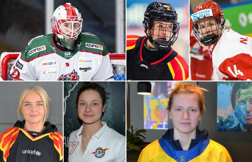 Veckans lag i SDHL. Foto: Ronnie Rönnkvist & Bildbyrån