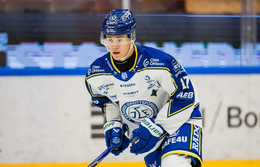 Dennis Altörn under en träningsmatch mot Mora