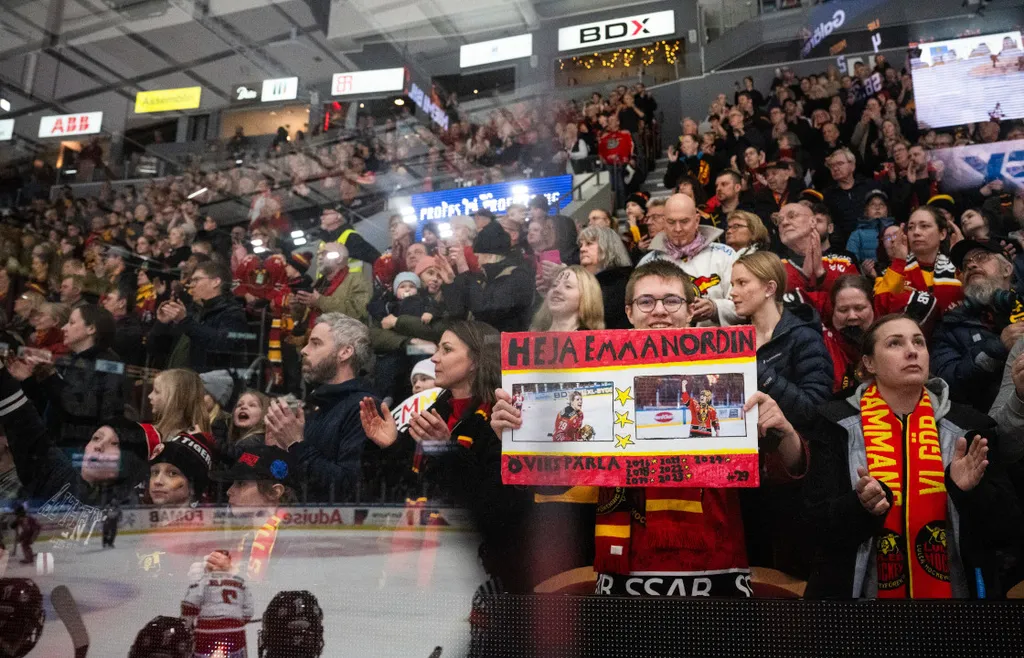 Luleå hade överlägset högst publiksnitt i grundserien med 1 240 åskådare per match