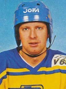 Göran Högosta i blågult.