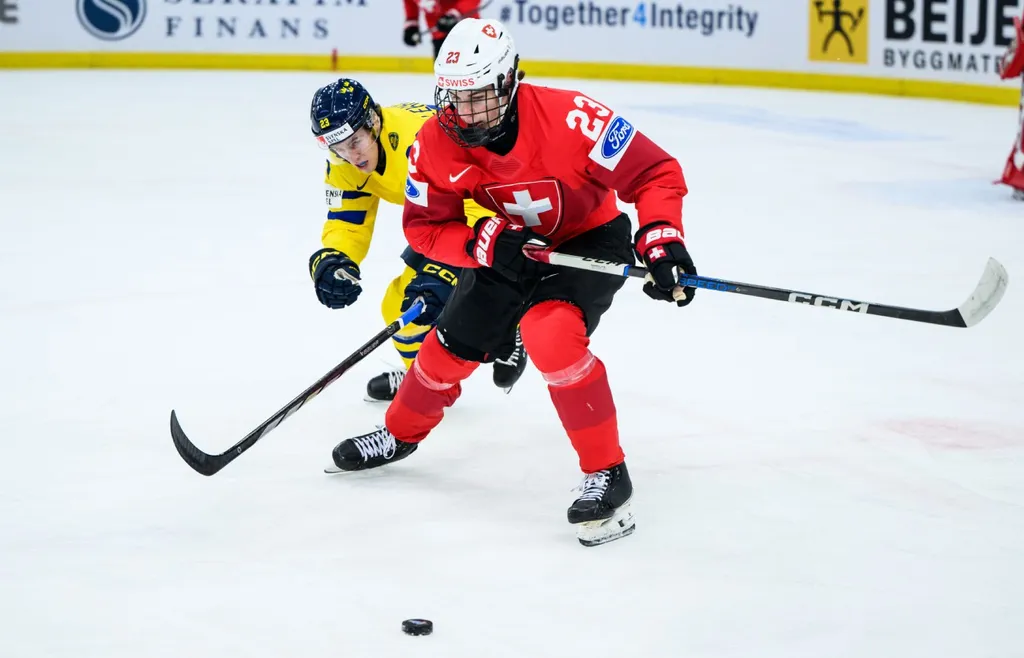 Leon Muggli kommer att få svälja enorma mängder speltid på den schweiziska blålinjen