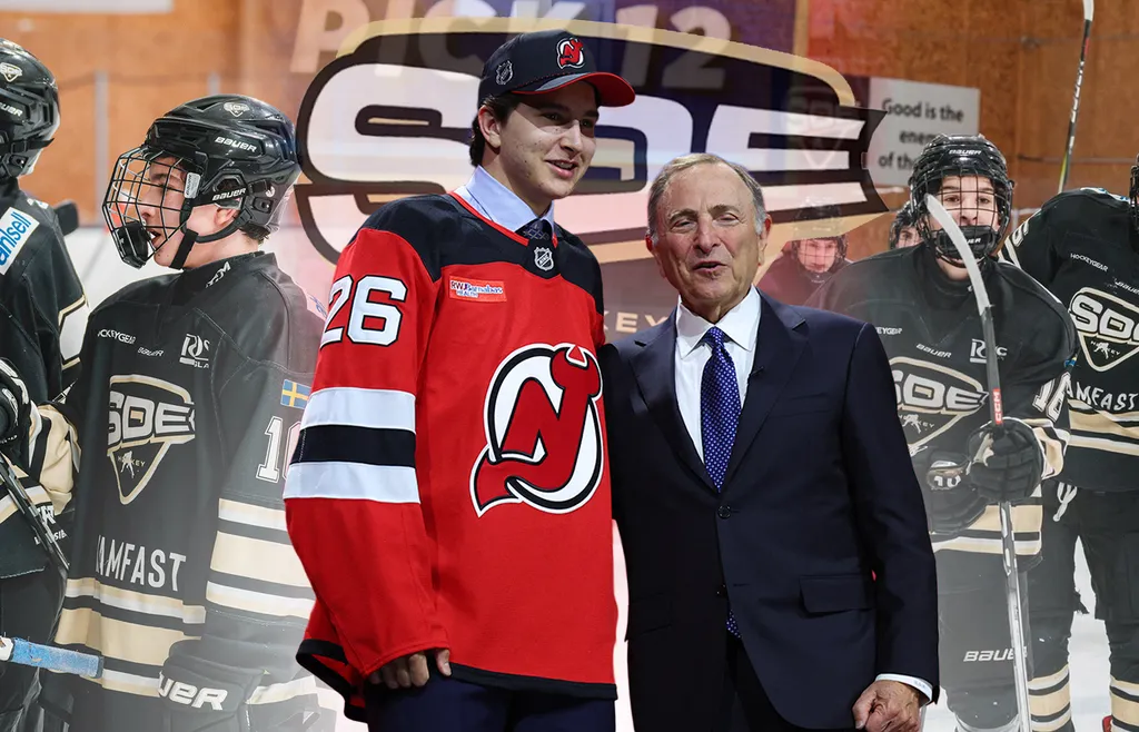 Alexander Command valdes som tolfte spelare i NHL-draften 2026.