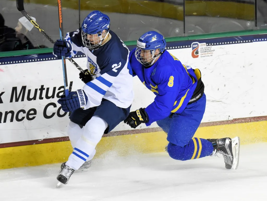 Adam Thilander spelade VM-final med U18-landslaget 2016. En final man förlorade mot Finland