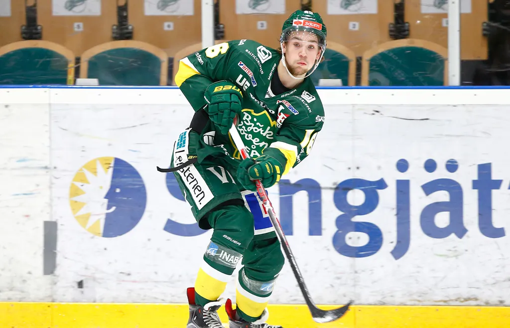 Senast Lucas Ekeståhl Jonsson spelade i Björklöven.
Foto: Bildbyrån.
