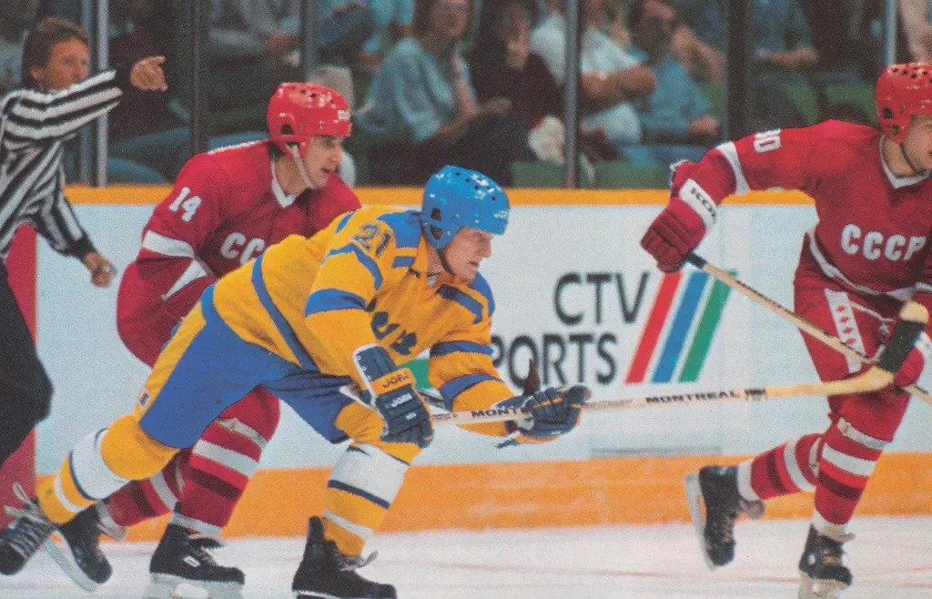 Thomas Steen i Canada Cup 1984.
