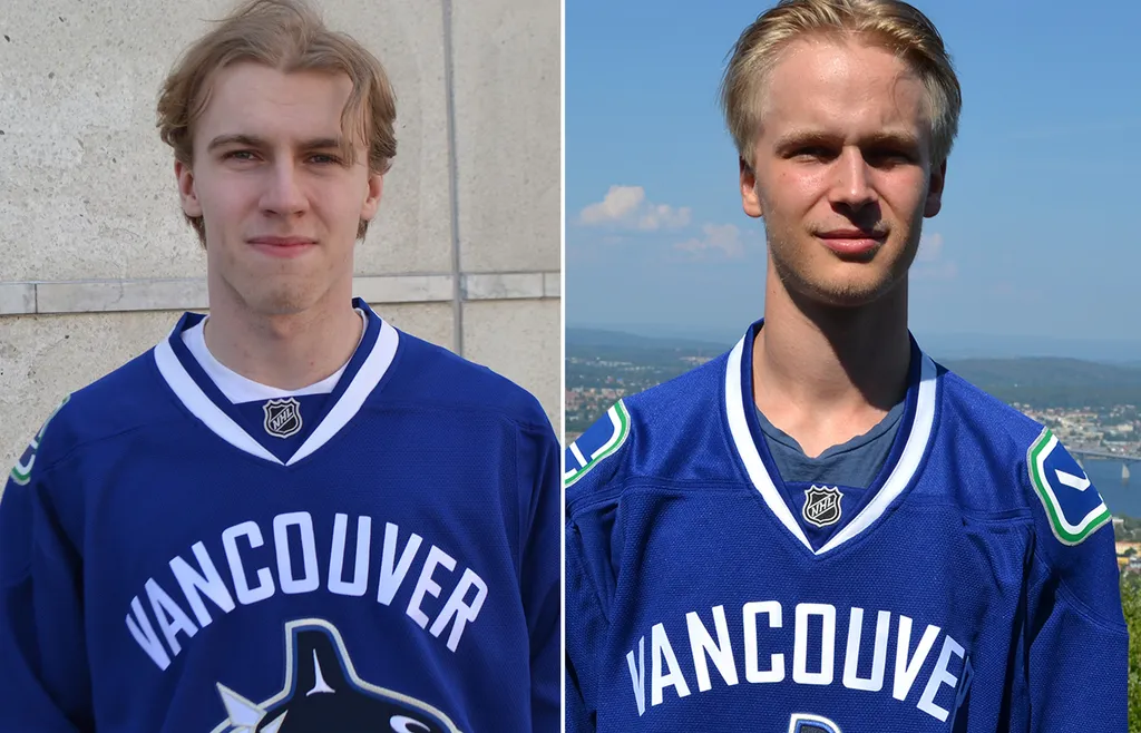 Jonathan Lekkerimäki och Elias Pettersson