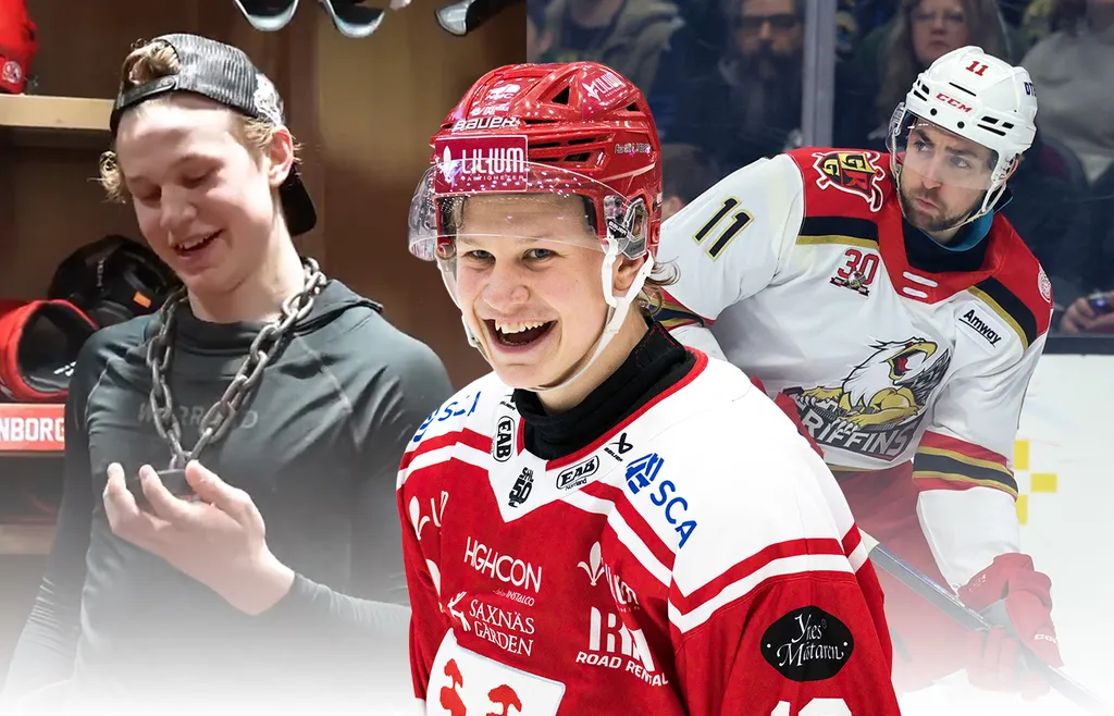 Eddie Genborg hann göra ett mål och två assist på sina 11 AHL-matcher förra året.