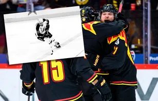Kieffer Bellows slog till inför föräldrarna.
Foto: Bildbyrån.